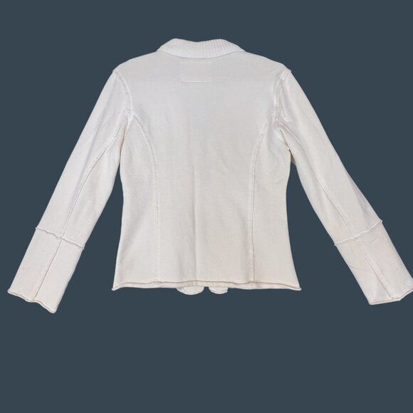 Cirque Du Soleil Jacket Womens Large Cream Zip Up Embroidered Performance Circus - Picture 10 of 11